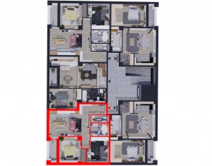 Apartament 3 camere, 70.26 mp utili, imobil nou, zona VIVO