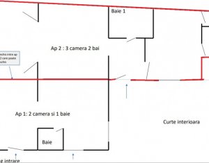 Apartament 3 camere, Centru