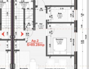 Apartament 3 camere, 90 mp + terasa 130 mp, panorama deosebita, Gheorgheni