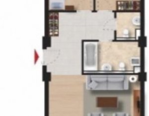 Apartament 3 camere (84.44mp), zona deosebita, terasa 103.86mp, Gheorgheni!