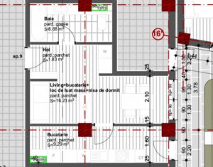 Apartament cu 1 camera, 33 mp, centrala termica proprie, geamuri termopan