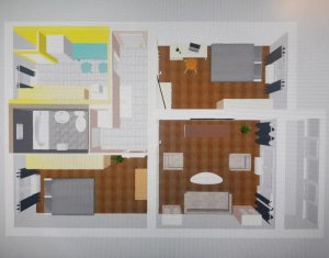 Apartament 3 camere decomandat situat cartierul Gheorgheni, strada Rebreanu