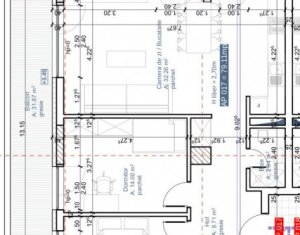 Bloc nou, apartament 3 camere, 79 mp + 32 mp terasa, Plopilor