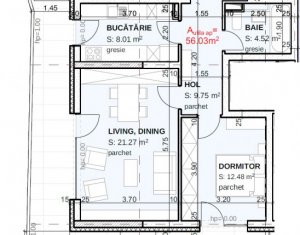 Apartamente 2 camere, Iulius Mall si Parc Gheorgheni, complex modern ! 