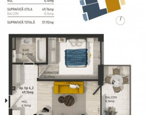 Apartamente de 2 camere, imobil nou in zona centrala, Piata Mihai Viteazu