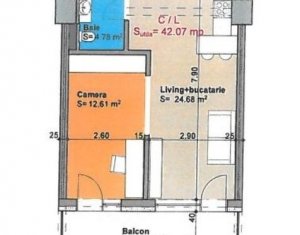 Apartament 2 camere, langa Iulius Mall