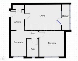 Apartment 2 rooms for sale in Cluj-napoca, zone Manastur