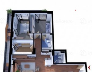 Apartament 3 camere (79,27mp), zona deosebita, terasa 27.29mp, Gheorgheni!