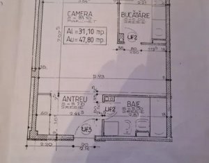 Apartament 1 camera, balcon, Marasti