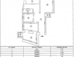 Appartement 3 chambres à vendre dans Cluj-napoca, zone Centru