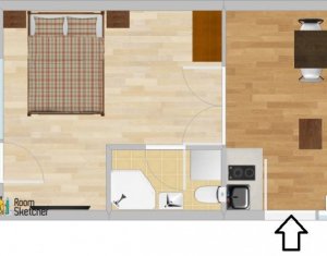 Apartament 1 camera, 32 mp, mobilat si utilat, vis-a-vis de UMF,Centru