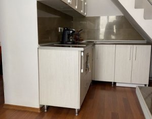 Apartament pe 2 niveluri, 80 mp, la casa, curte comuna, Centru