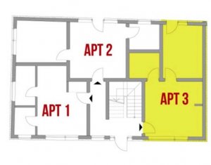 Appartement 2 chambres à vendre dans Floresti