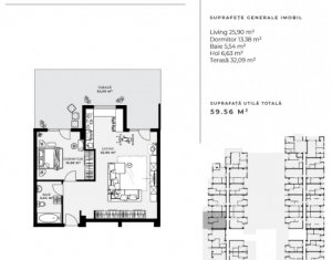 Apartamente de 2 camere, imobil nou si modern, balcoane mari si generoase