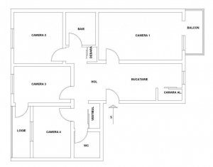 Apartament 4 camere, 70 mp, decomandat, Ion Mester, Manastur