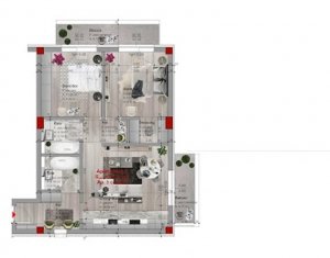 Proiect nou! Apartament 3 camere, Borhanci, Cluj-Napoca