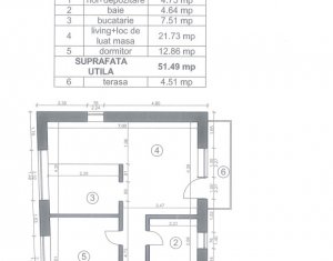 Apartament 2 camere, 57 mp total, finisaje de lux, parcare, zona Piata 14 iulie!