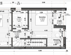 Apartament cu 3 camere in vila, Grigorescu, 83 mp, etaj 1, parcare si gradina