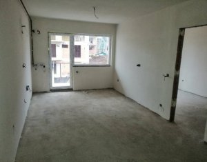 Apartament semifinisat cu 2 camere, 40 mp in zona Baciu