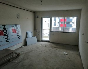 Apartament semifinisat cu 3 camere, 54 mp in Baciu