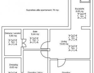 Apartament 3 camere finisat, mobilat, utilat, Buna Ziua, zona AUDI