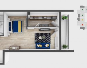 Apartamente de 1 + 1/2 camere, imobil nou in Zorilor, bloc finalizat!