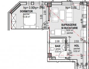  Apartament 2 camere si parcare, Dambul Rotund, zona Mega Image