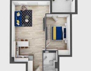 Apartament 2 camere de vanzare in bloc nou, Zorilor, Cluj Napoca