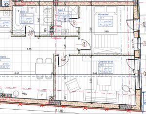 3 camere, 65mp, 2 balcoane, lift, finisat, parcare subterana, Marasti