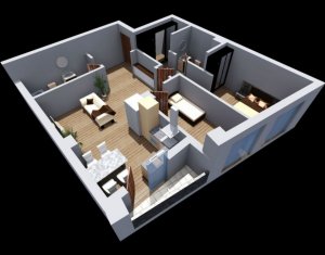Vanzare apartament 3 camere in Cluj-napoca, zona Dambul Rotund
