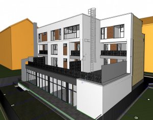 Apartament 2 camere, terasa 45 mp, Marasti, bloc nou, 62 mp, etaj 1/3