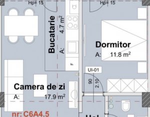 Apartament 2 camere, etaj 4/6, terasa 12 mp, zona Vivo, garaj optional