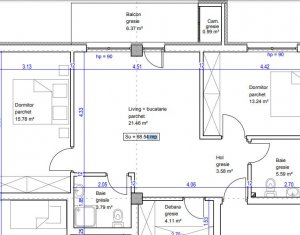 Vanzare apartament 3 camere in Floresti