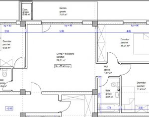 Appartement 4 chambres à vendre dans Floresti