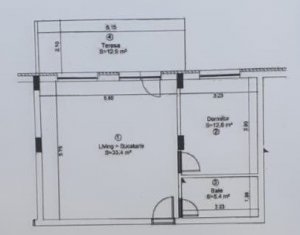 Appartement 2 chambres à vendre dans Floresti, zone Centru