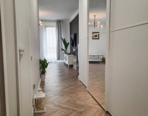 Apartament modern cu 3 camere, 2 bai, gradina, parcare, zona Borhanci