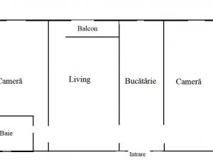 Apartament 3 camere, semidecomandat, 52+2 mp, Grigorescu