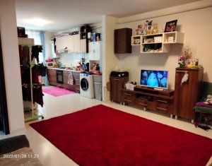 Apartament 3 camere, cu gradina, finisat, mobilat, Floresti