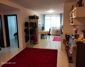 Apartament 3 camere, cu gradina, finisat, mobilat, Floresti