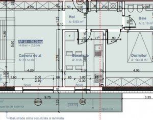 Appartement 2 chambres à vendre dans Cluj-napoca, zone Buna Ziua