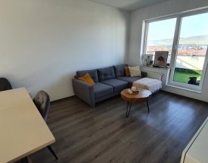 Apartament cu doua camere, finisat modern, terasa 22 mp, Urusagului