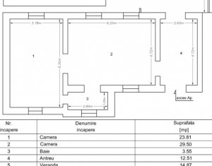 Appartement 2 chambres à vendre dans Cluj-napoca, zone Centru