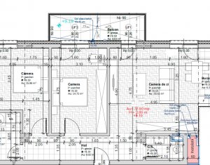 Apartament 3 camere, bloc nou, terasa, parcare subterana, Borhanci