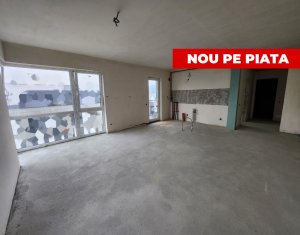 Apartament, bloc nou, 2 camere semidecomandate, parcare, Borhanci