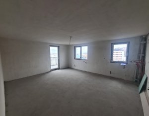 Apartament semifinisat, cu 2 camere, 52 mp utili, zona Baciu