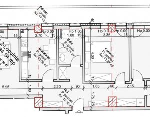 Apartament cu 3 camere  84mp, terasa, Auchan