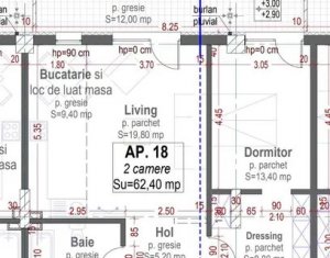 Lakás 2 szobák eladó on Cluj-napoca, Zóna Marasti