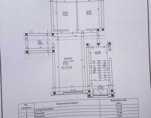 Appartement 3 chambres à vendre dans Floresti