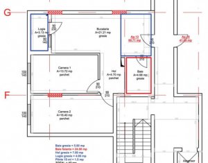 Appartement 3 chambres à vendre dans Floresti