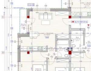 Appartement 3 chambres à vendre dans Floresti